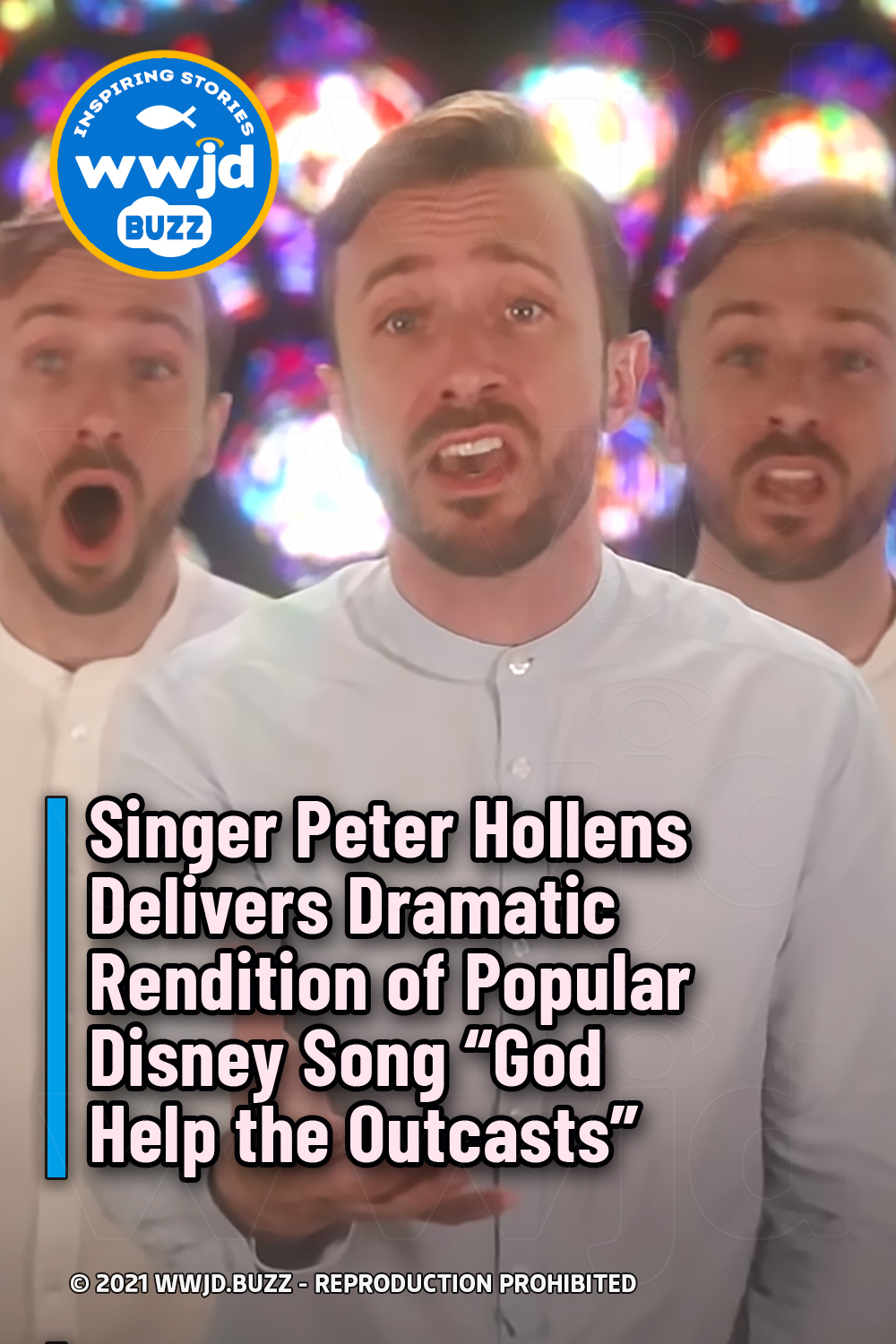 Singer Peter Hollens Delivers Dramatic Rendition of Popular Disney Song “God Help the Outcasts”