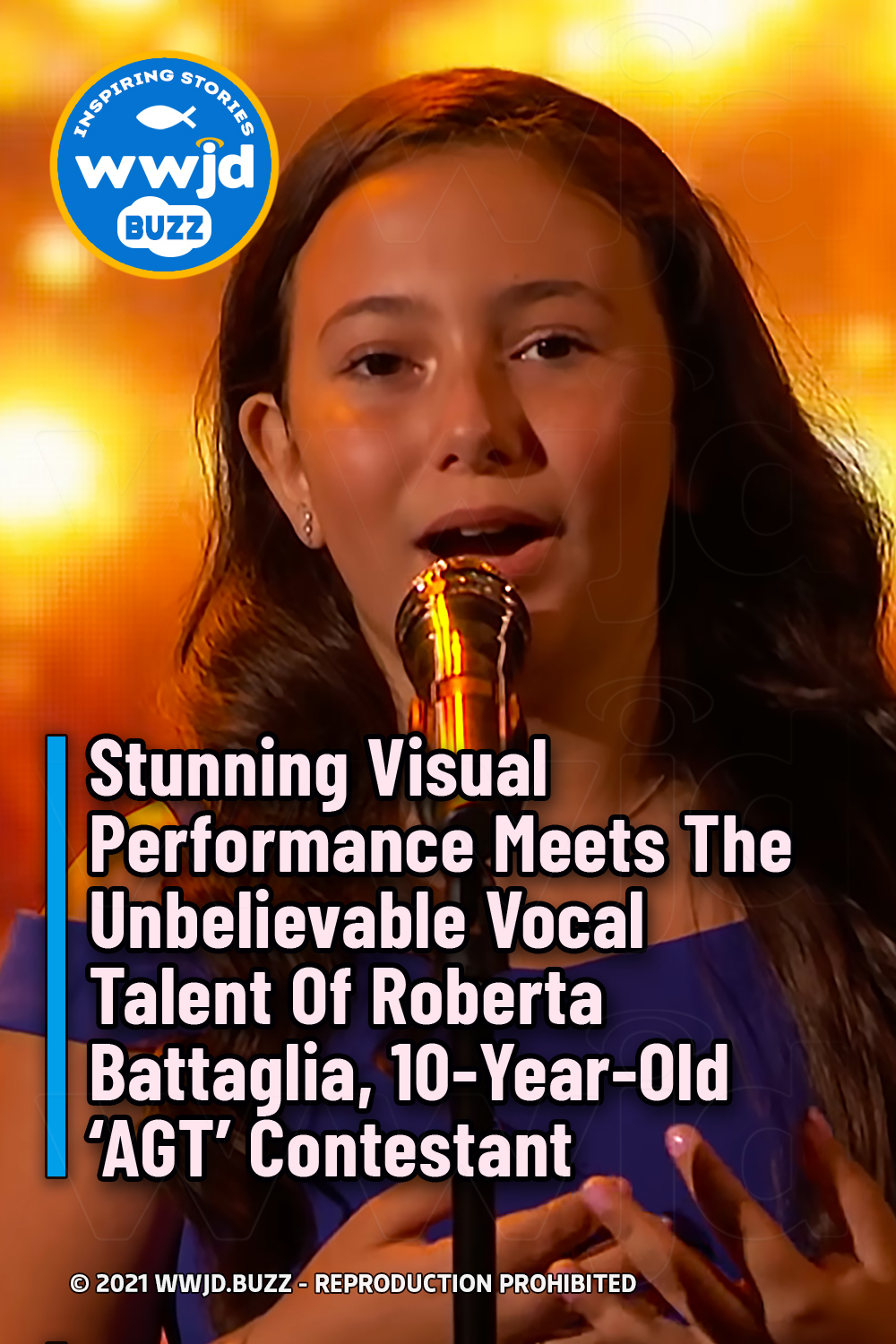Stunning Visual Performance Meets The Unbelievable Vocal Talent Of Roberta Battaglia, 10-Year-Old ‘AGT’ Contestant