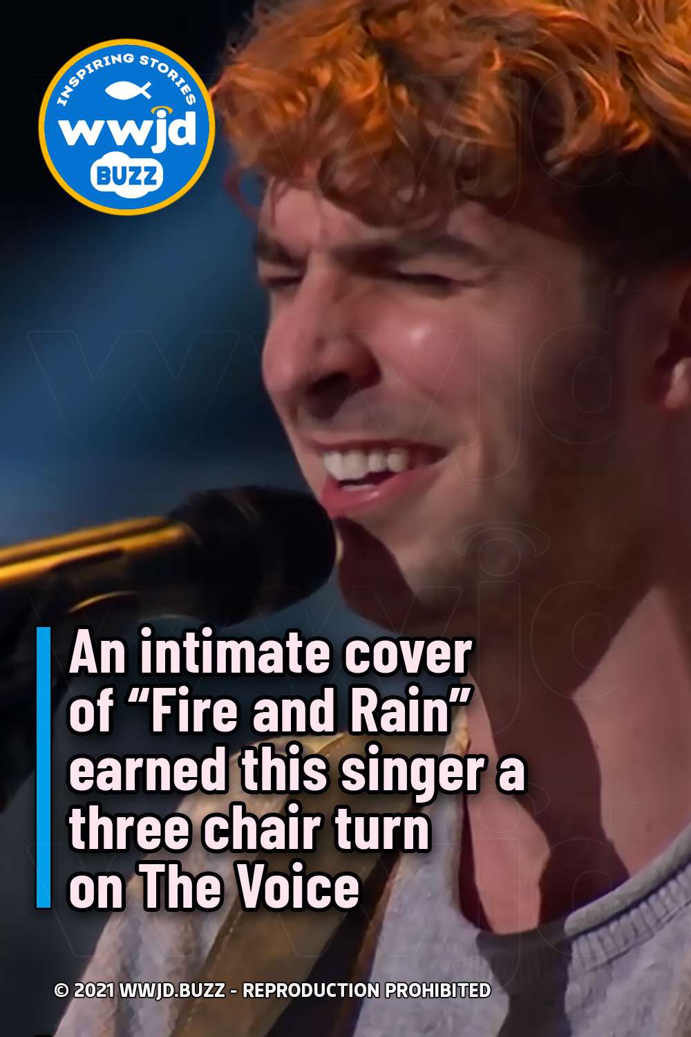 An intimate cover of “Fire and Rain” earned this singer a three chair turn on The Voice