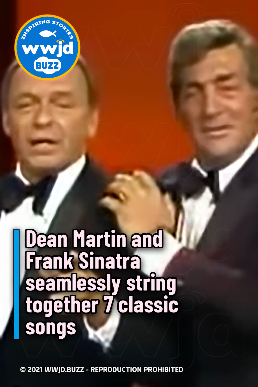 Dean Martin and Frank Sinatra seamlessly string together 7 classic songs