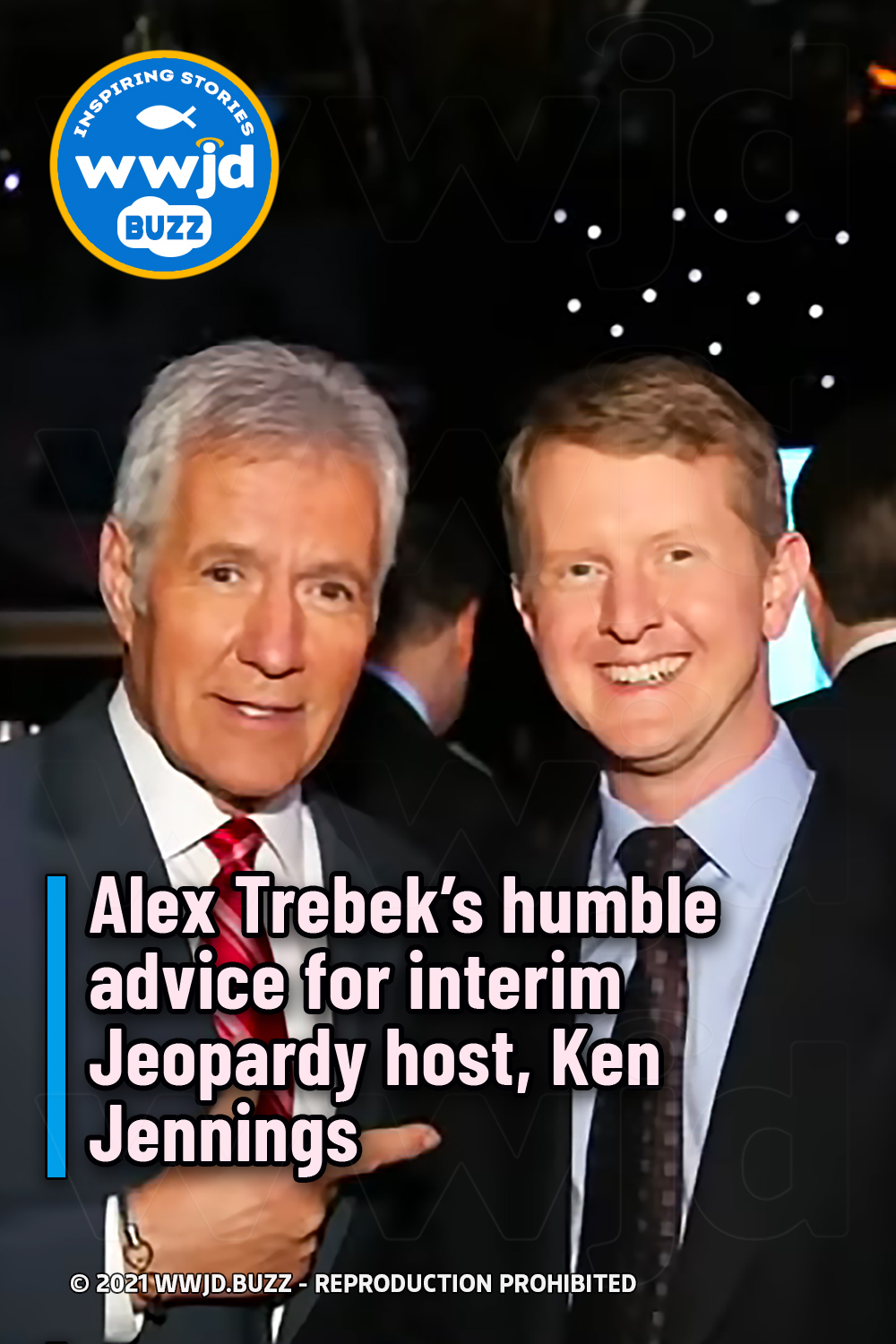 Alex Trebek’s humble advice for interim Jeopardy host, Ken Jennings