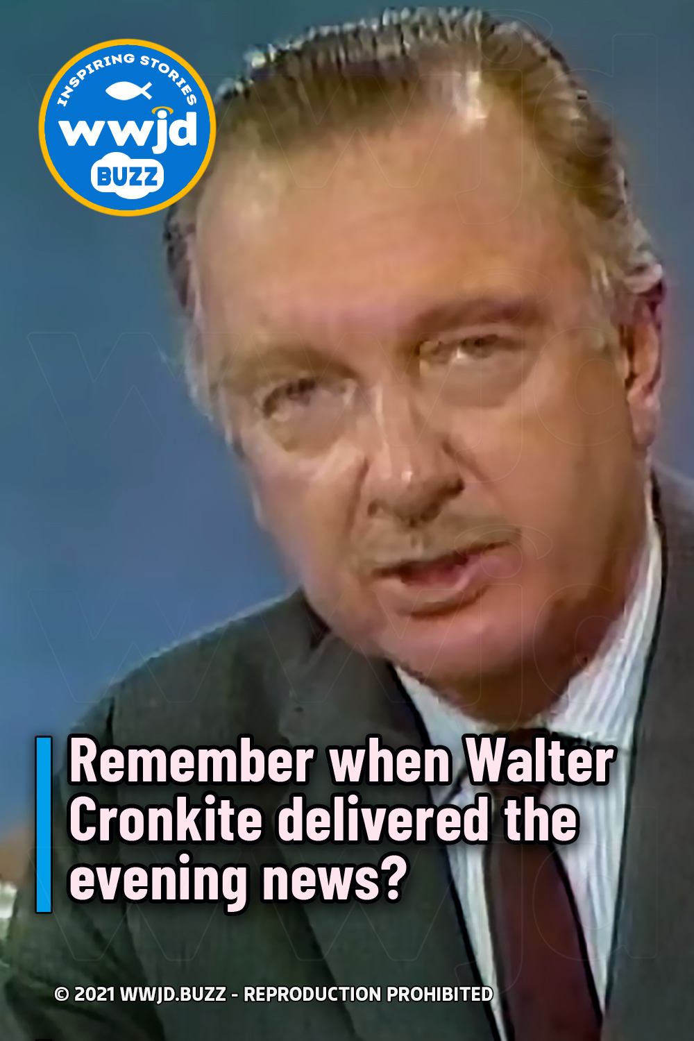 Remember when Walter Cronkite delivered the evening news?