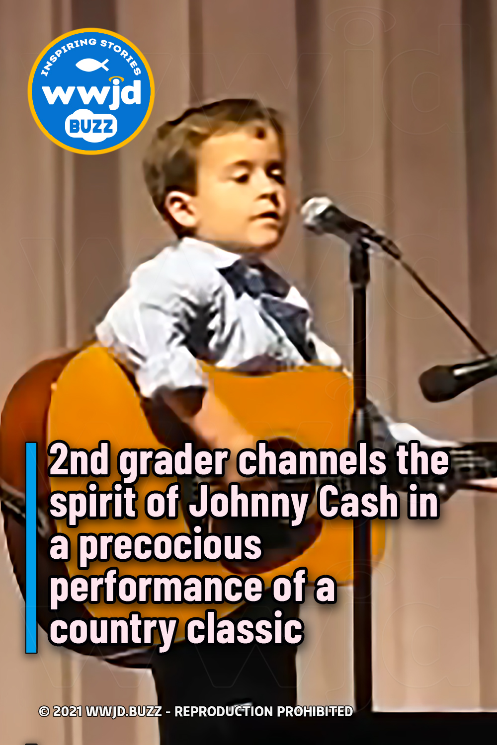 2nd grader channels the spirit of Johnny Cash in a precocious performance of a country classic