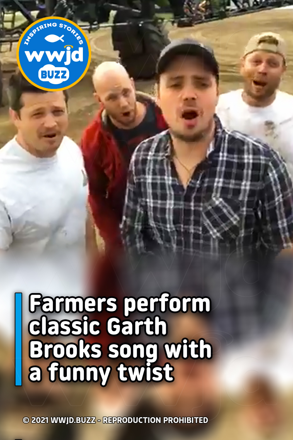 Farmers perform classic Garth Brooks song with a funny twist
