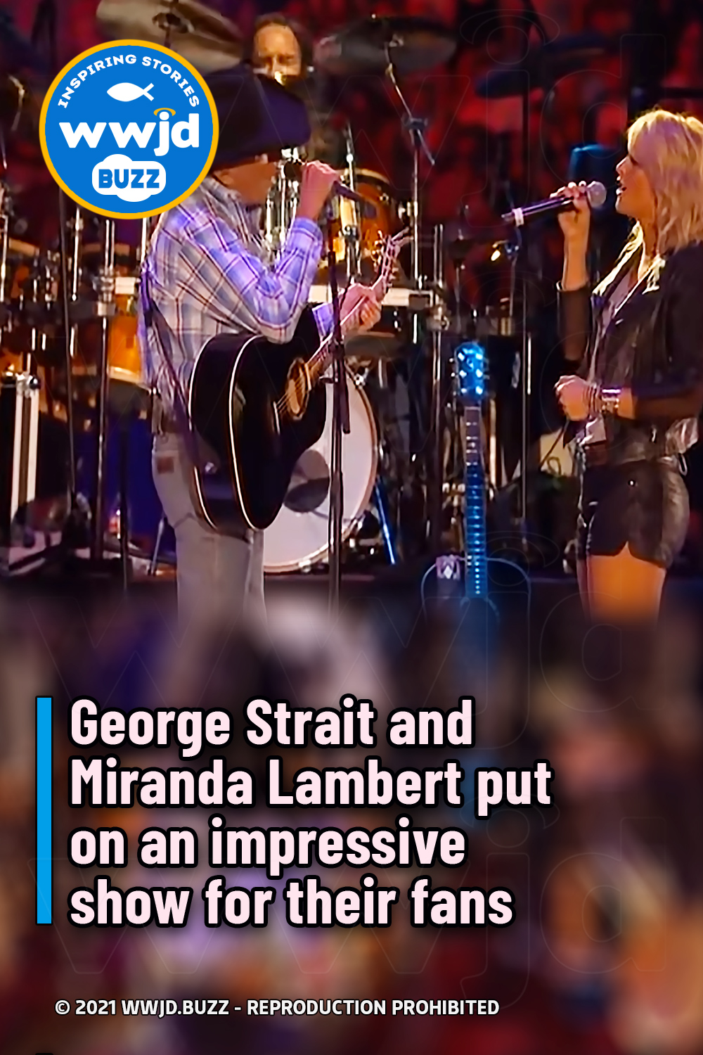 George Strait and Miranda Lambert put on an impressive show for their fans