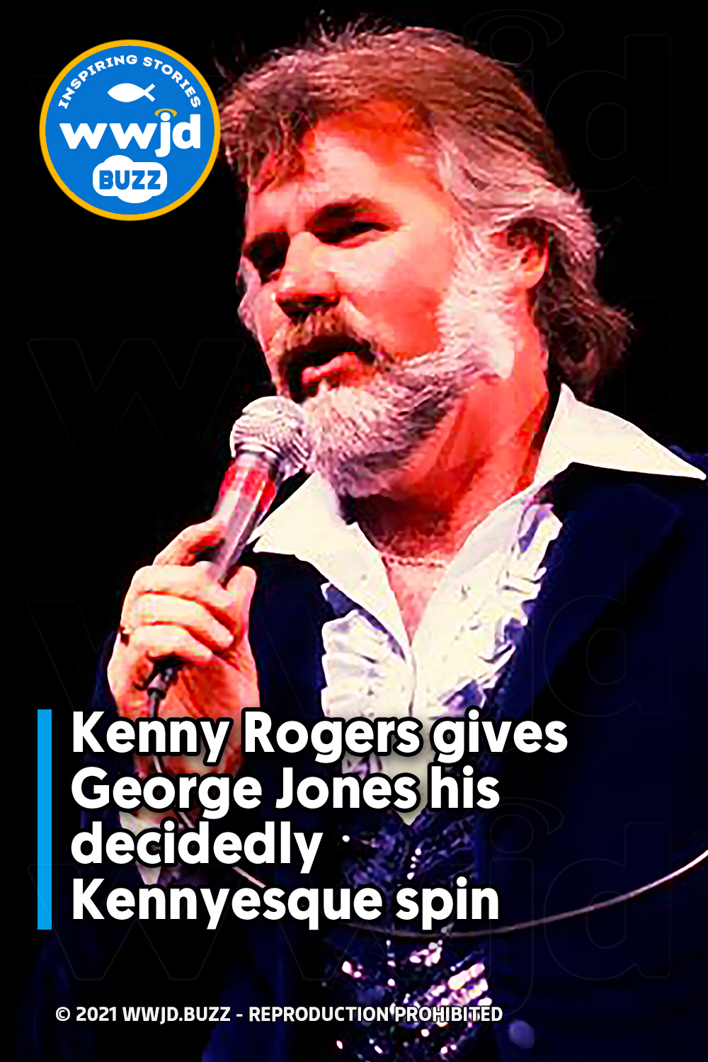 Kenny Rogers gives George Jones his decidedly Kennyesque spin