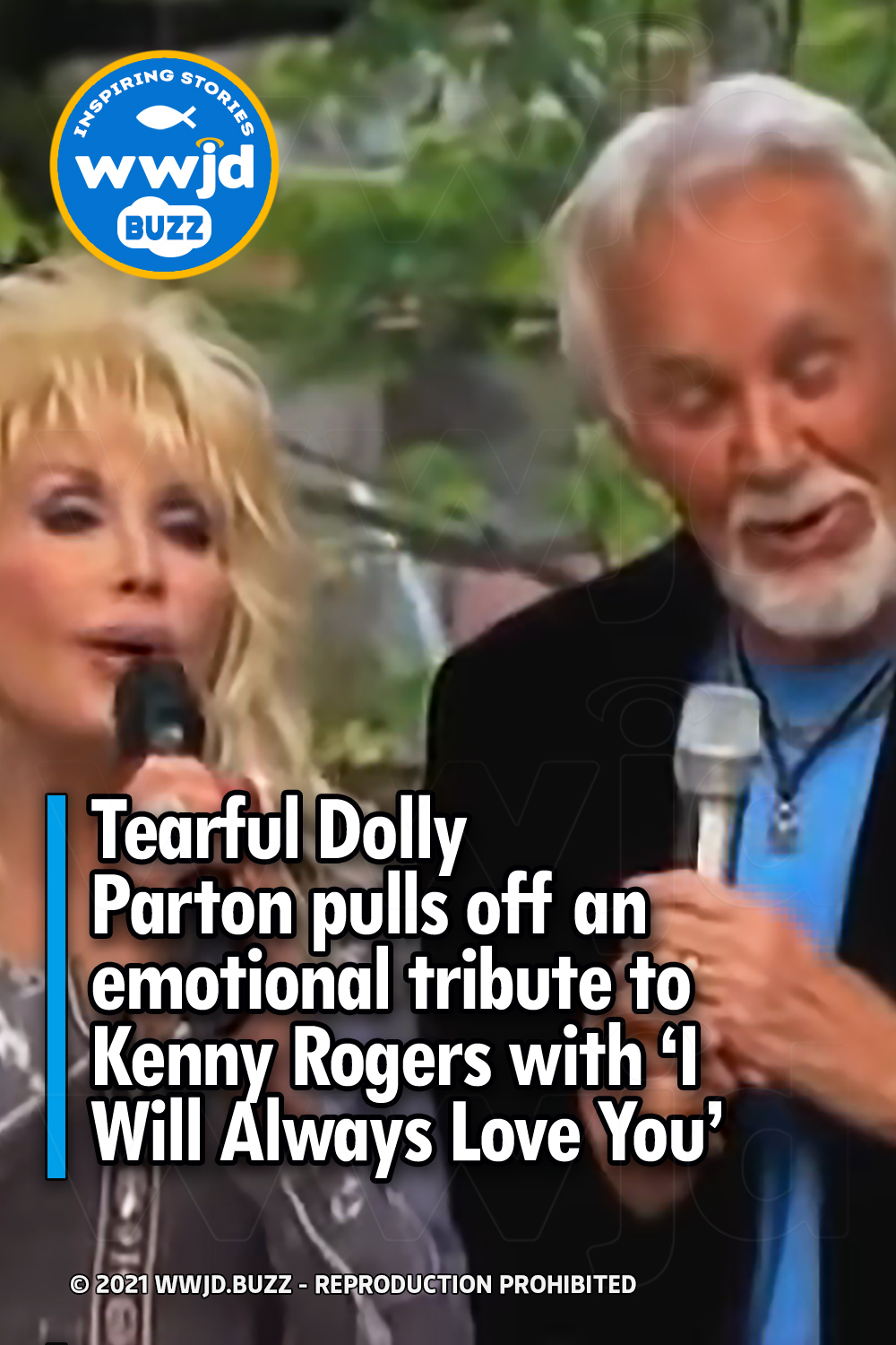 Tearful Dolly Parton pulls off an emotional tribute to Kenny Rogers with ‘I Will Always Love You’