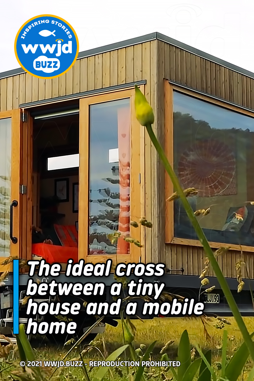 The ideal cross between a tiny house and a mobile home
