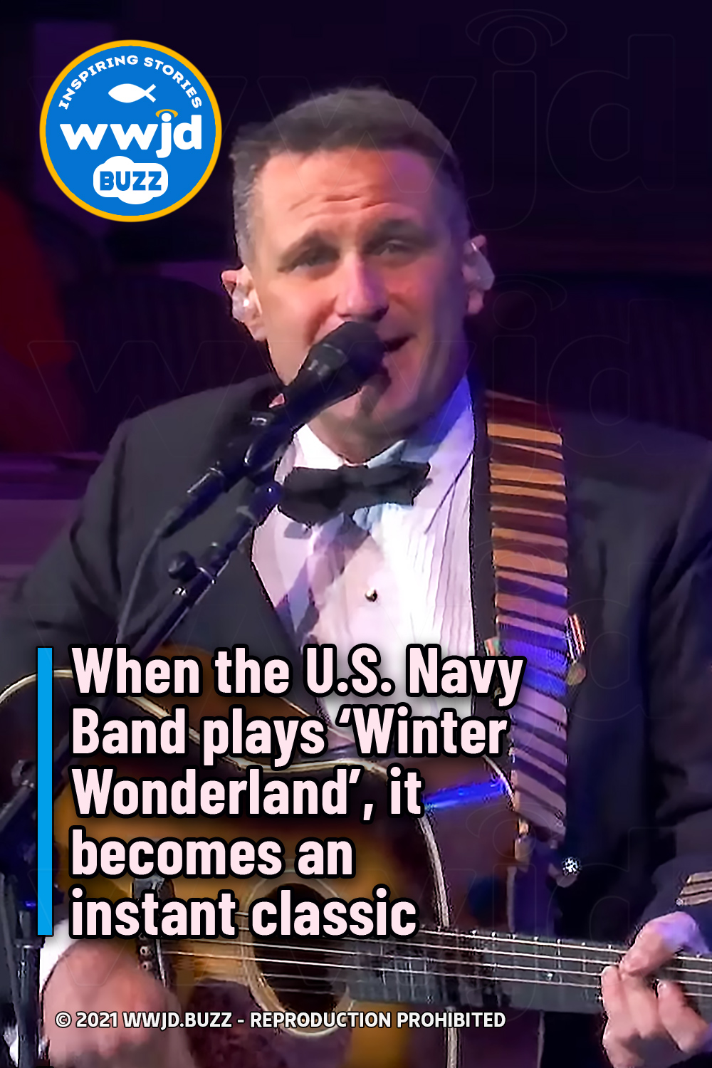 When the U.S. Navy Band plays ‘Winter Wonderland’, it becomes an instant classic