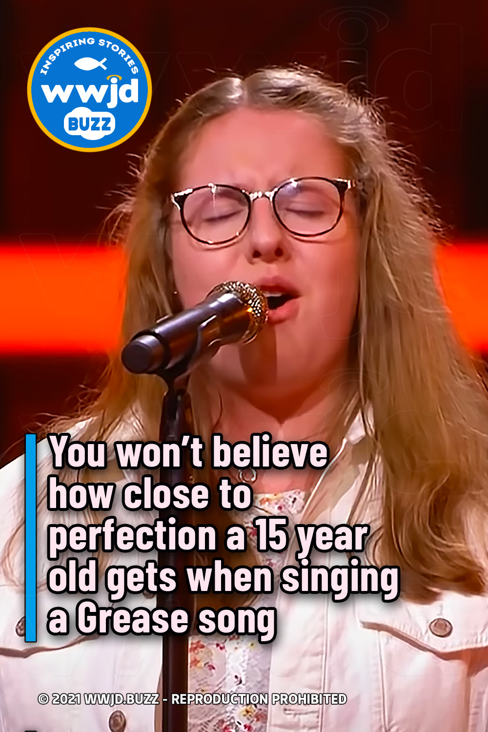 You won’t believe how close to perfection a 15 year old gets when singing a Grease song
