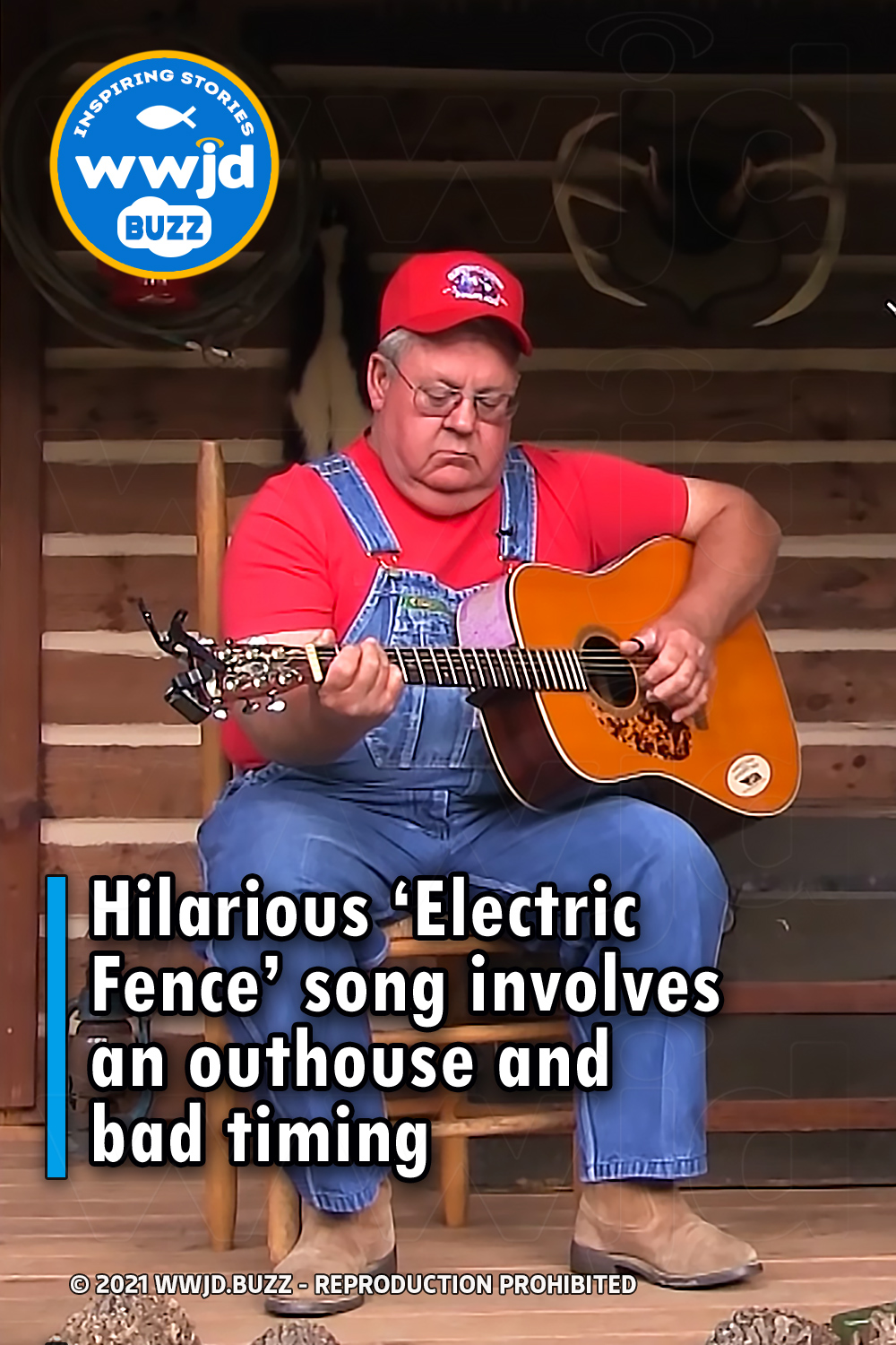 Hilarious ‘Electric Fence’ song involves an outhouse and bad timing