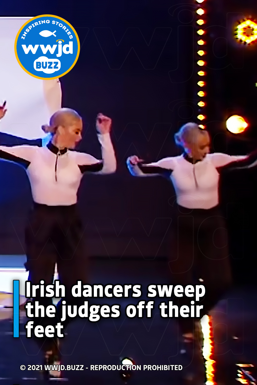 Irish dancers sweep the judges off their feet