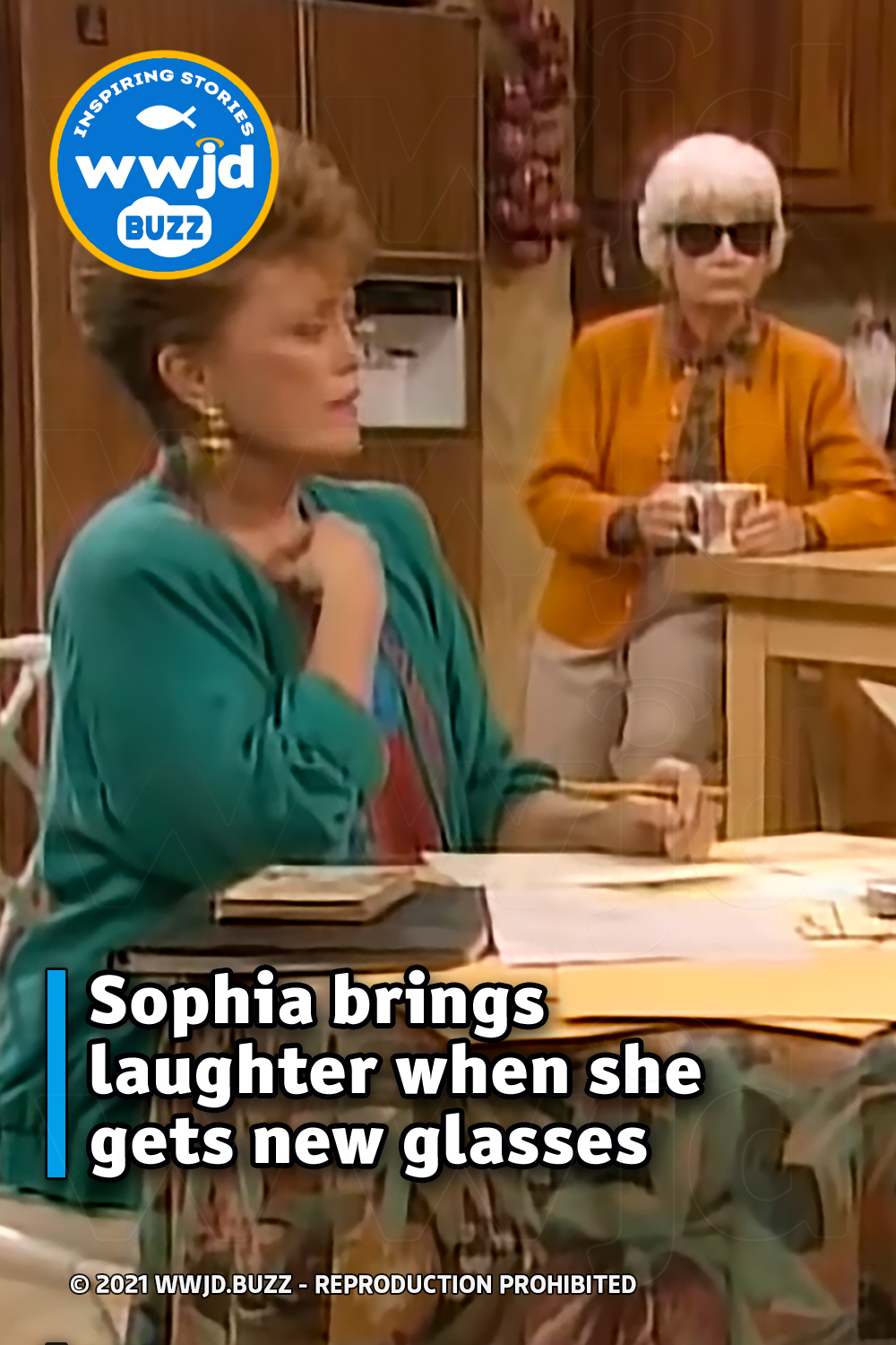 Sophia brings laughter when she gets new glasses