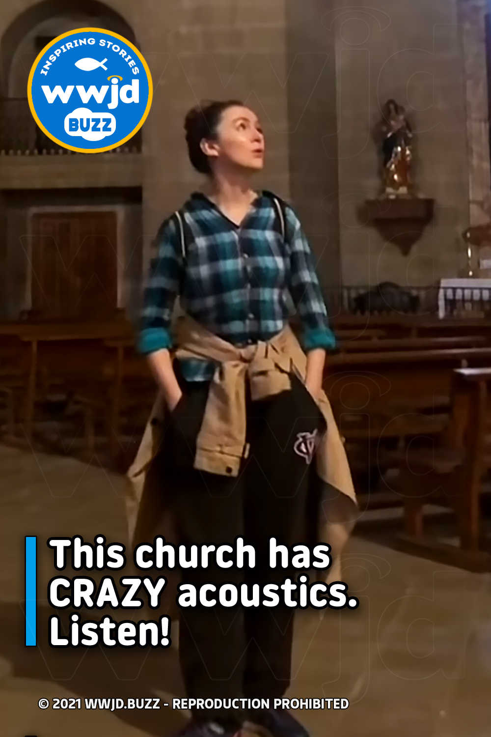 This church has CRAZY acoustics. Listen!
