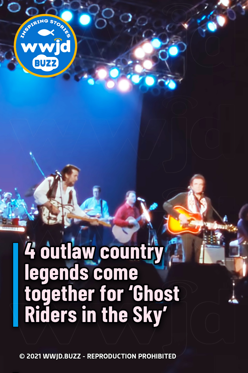 4 outlaw country legends come together for ‘Ghost Riders in the Sky’