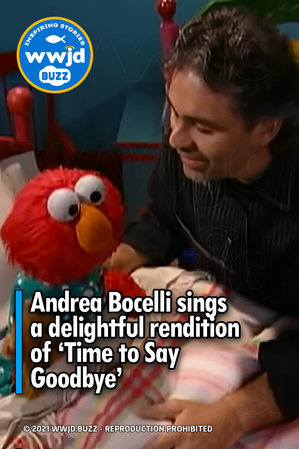 Andrea Bocelli sings a delightful rendition of ‘Time to Say Goodbye’