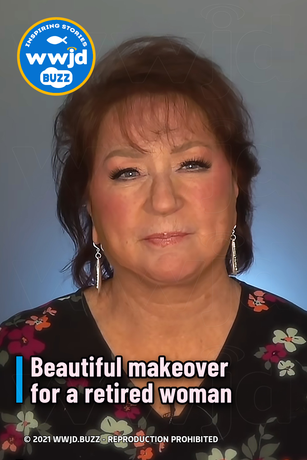 Beautiful makeover for a retired woman