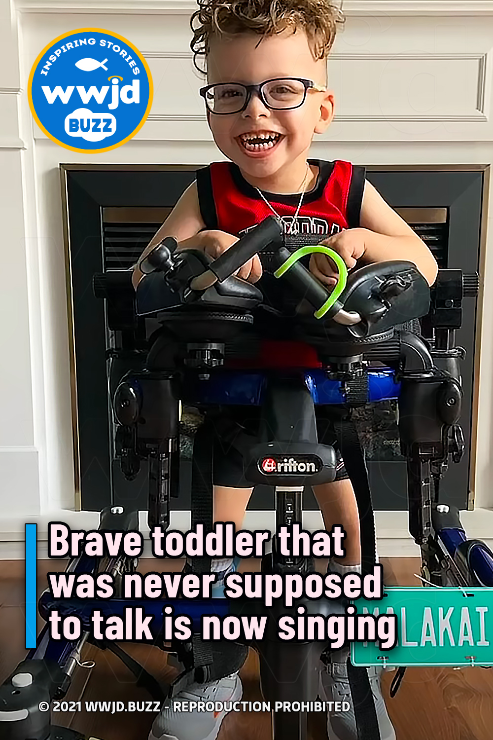 Brave toddler that was never supposed to talk is now singing