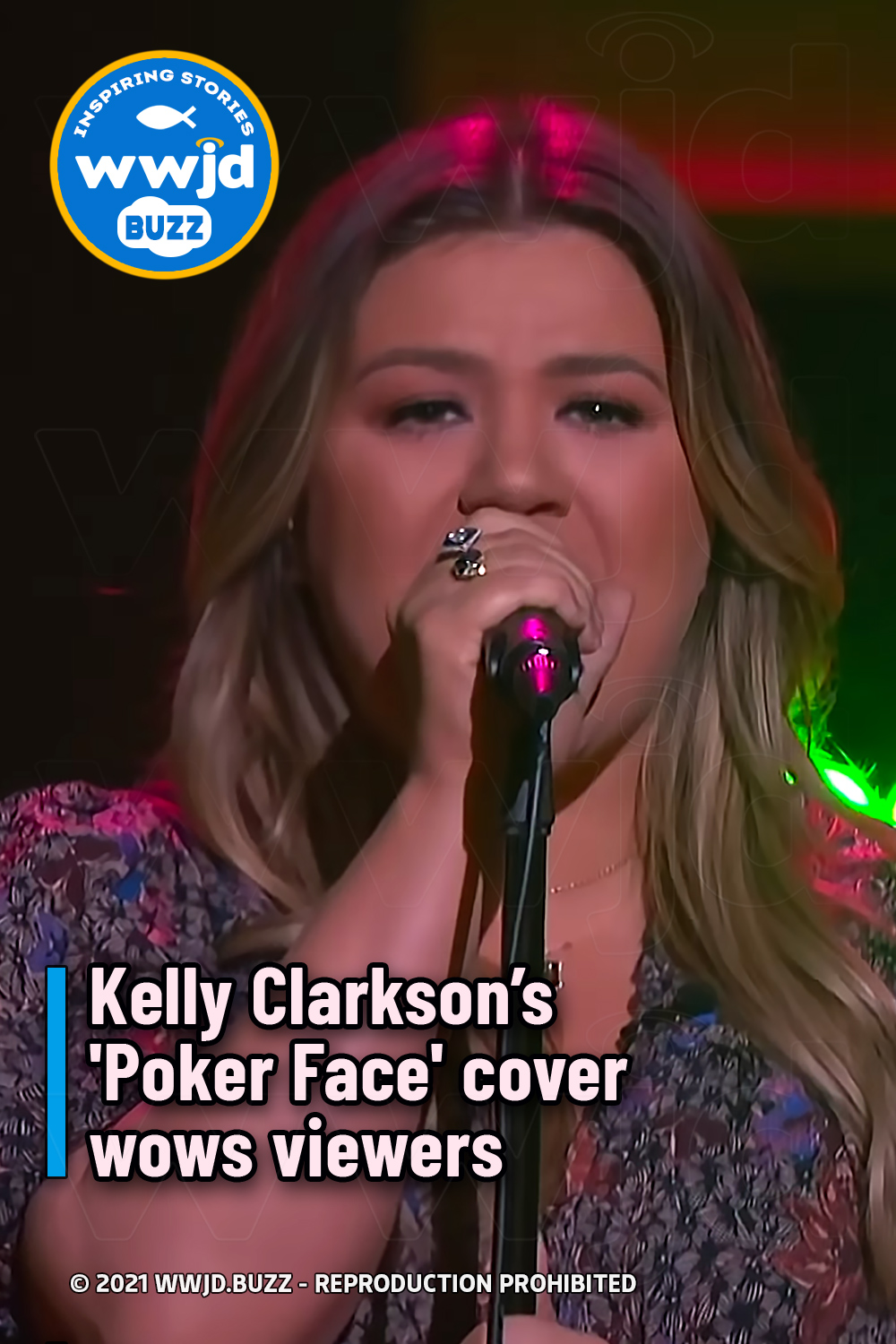 Kelly Clarkson’s  \'Poker Face\' cover wows viewers