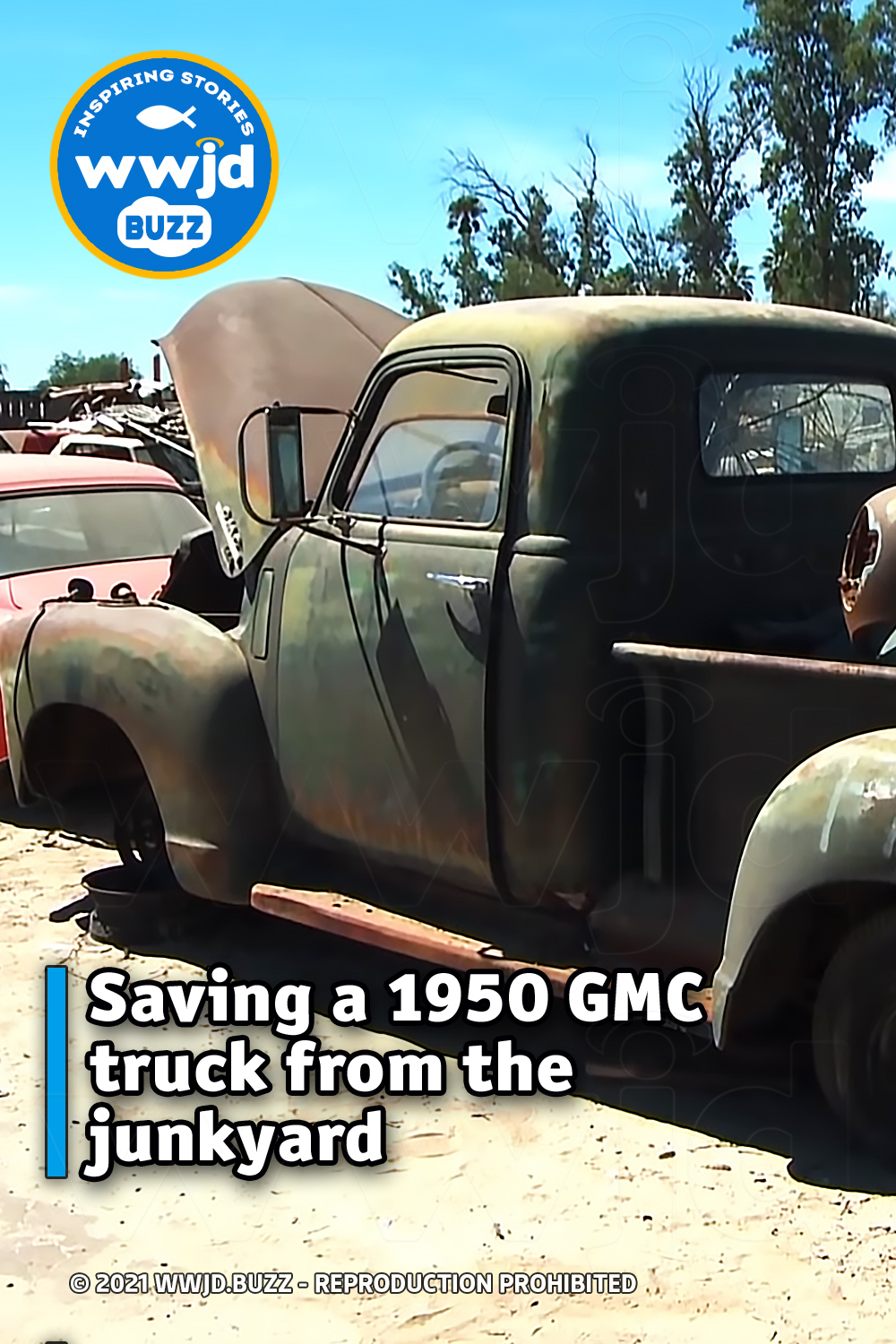 Saving a 1950 GMC truck from the junkyard