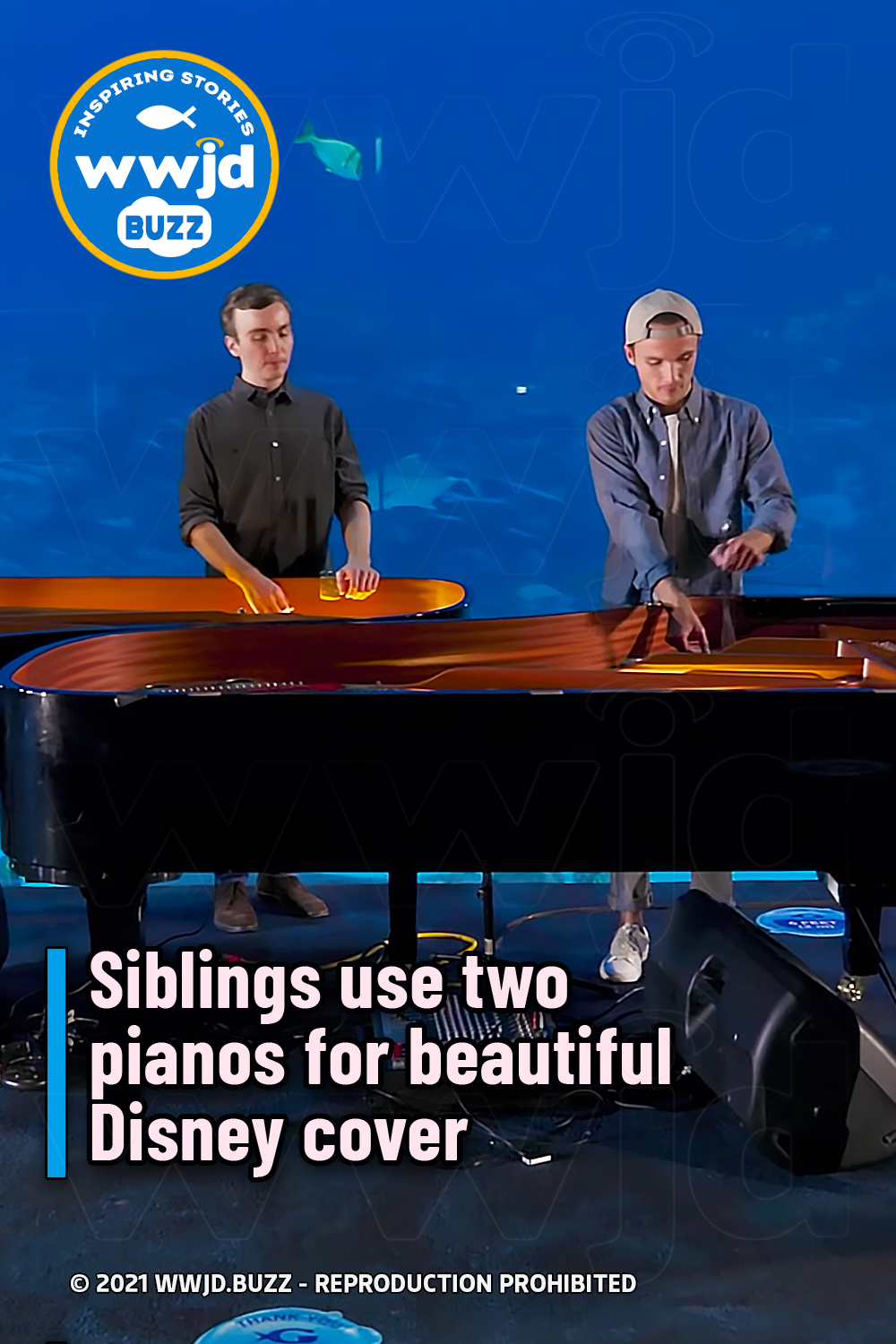 Siblings use two pianos for beautiful Disney cover