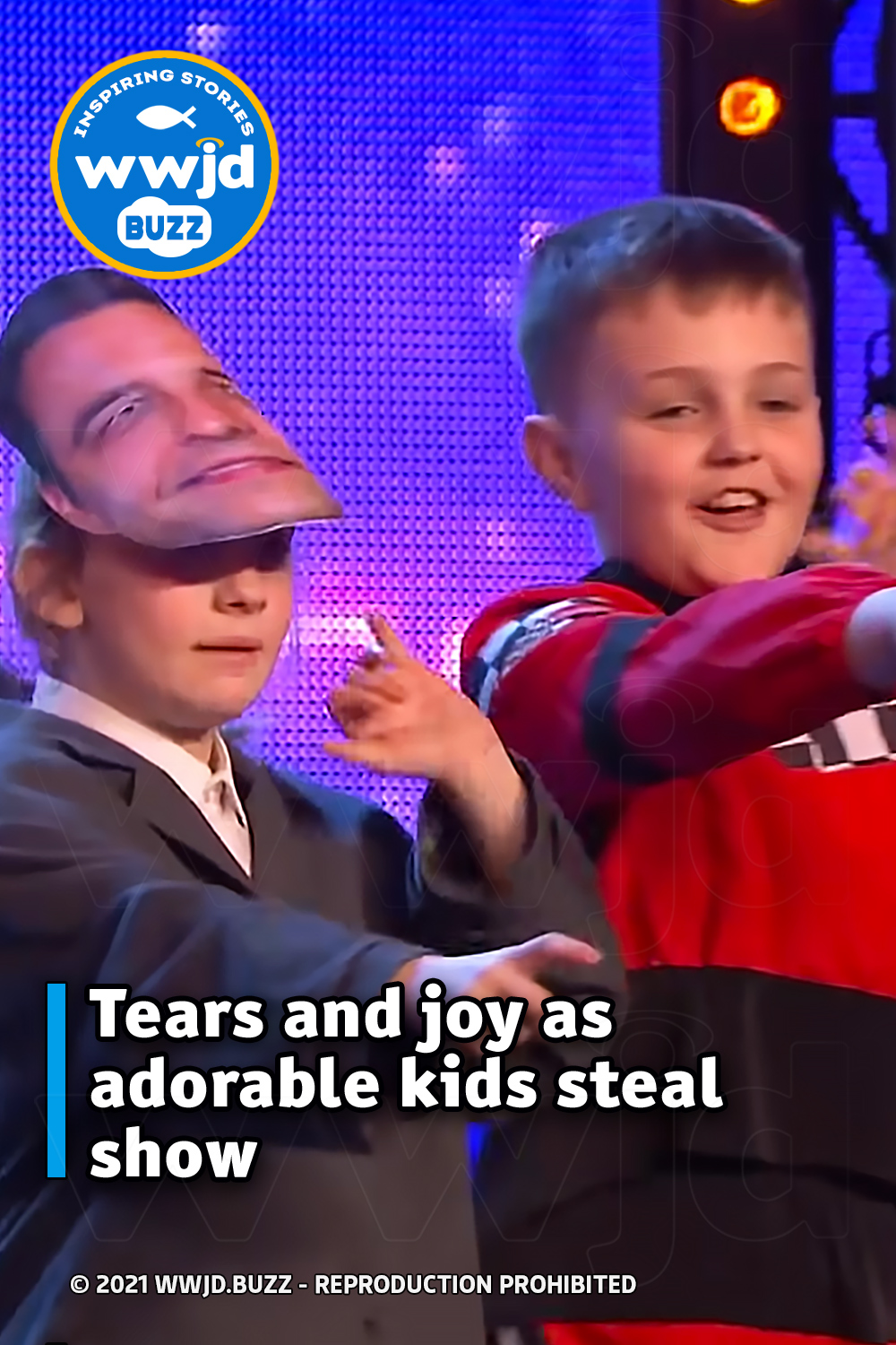 Tears and joy as adorable kids steal show