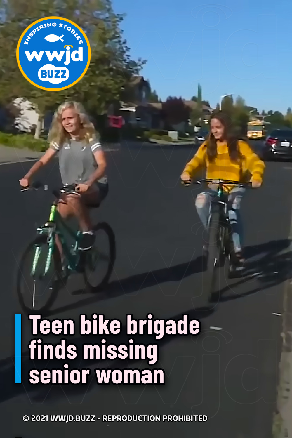 Teen bike brigade finds missing senior woman