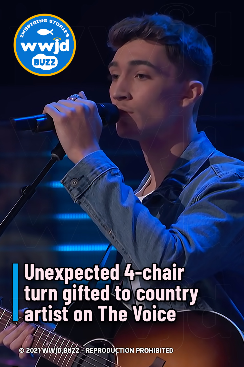 Unexpected 4-chair turn gifted to country artist on The Voice