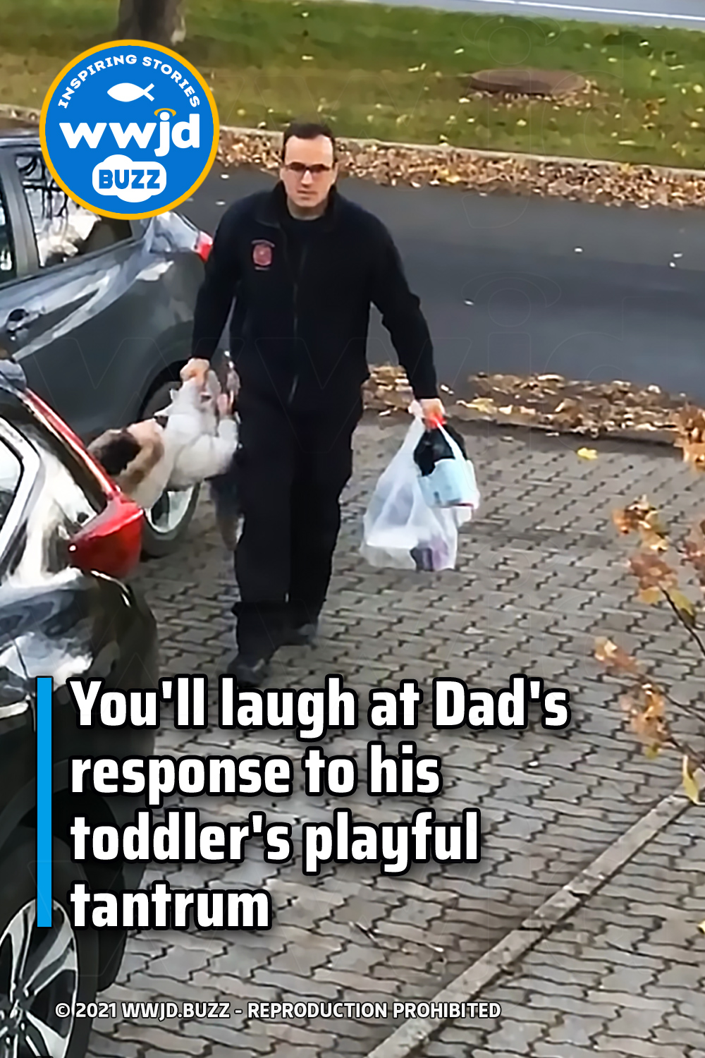 You\'ll laugh at Dad\'s response to his toddler\'s playful tantrum