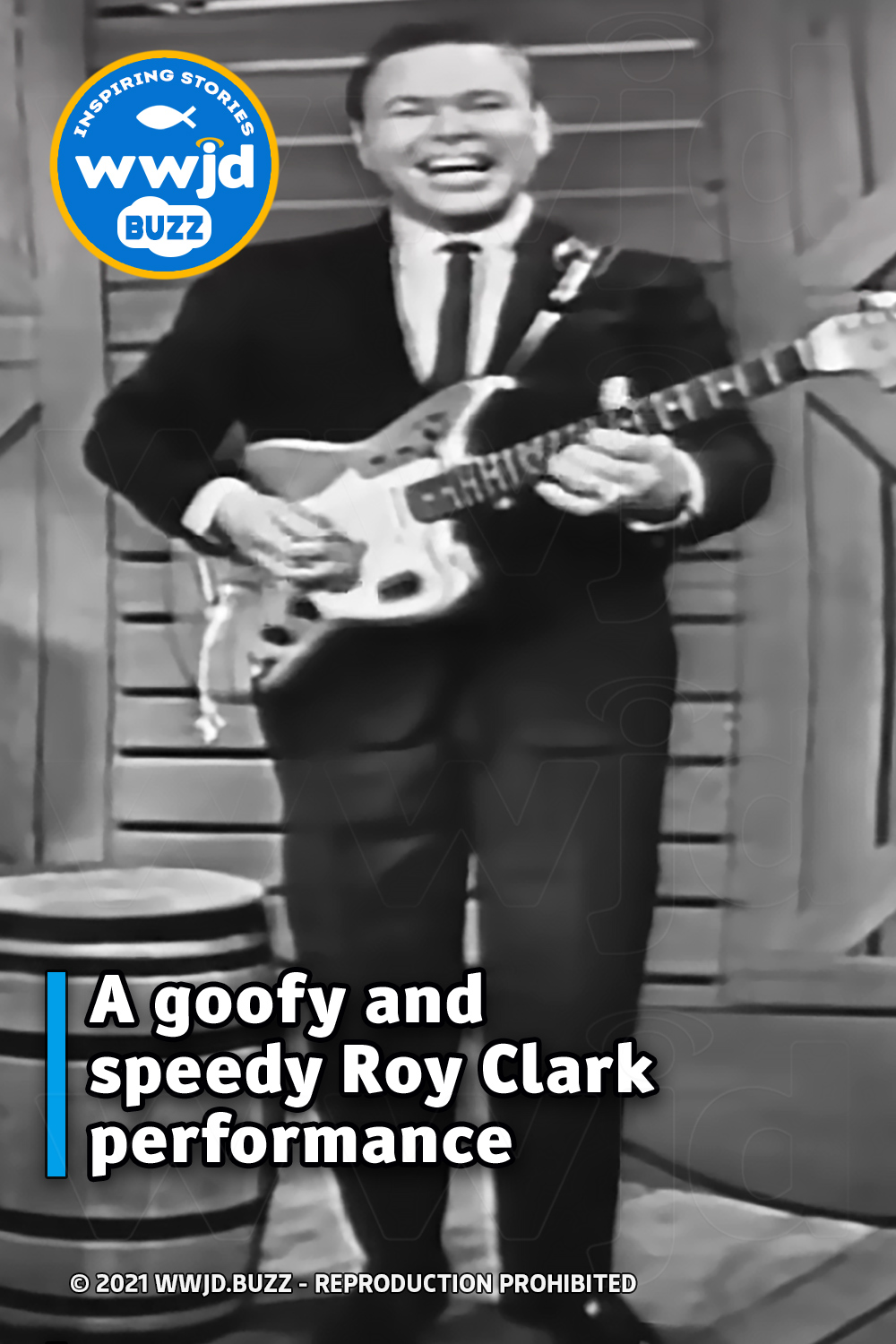 A goofy and speedy Roy Clark performance