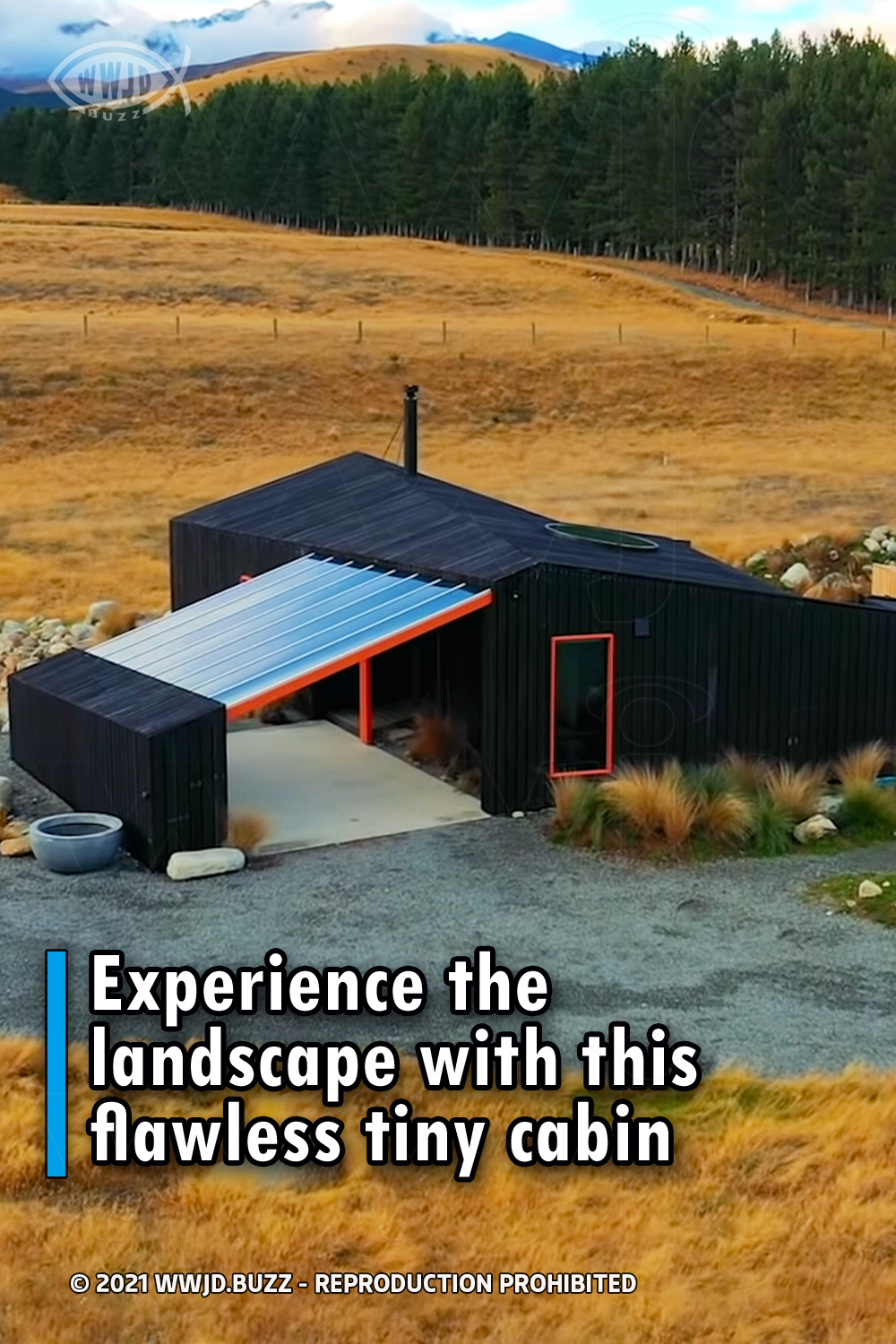 Experience the landscape with this flawless tiny cabin