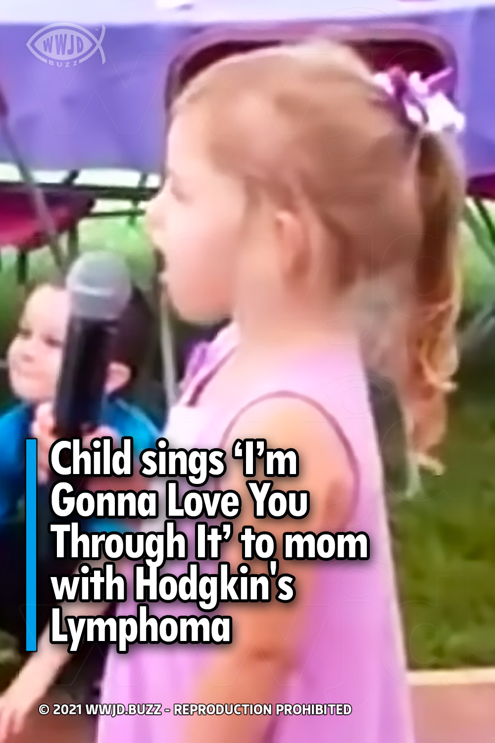 Child sings ‘I’m Gonna Love You Through It’ to mom with Hodgkin\'s Lymphoma