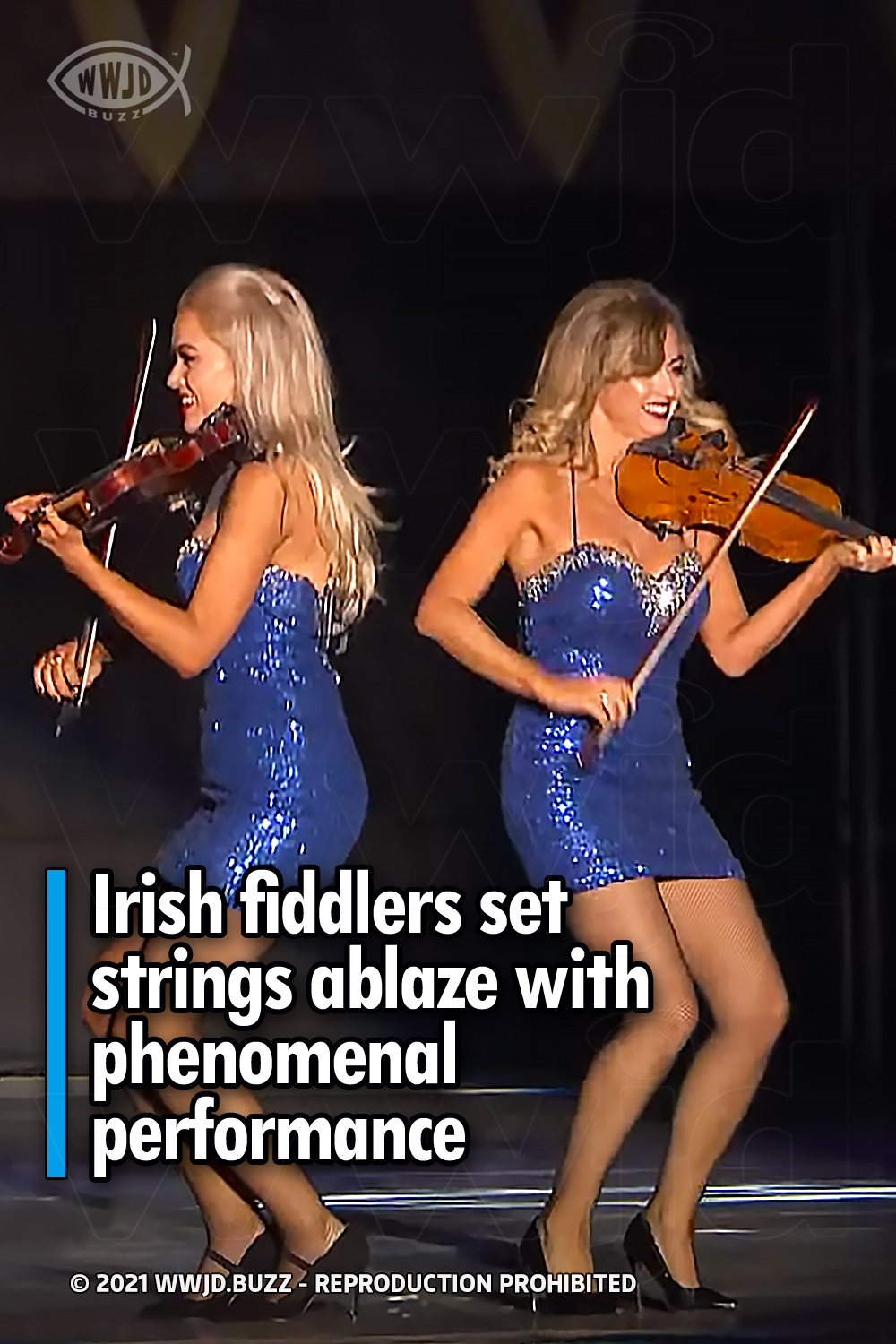Irish fiddlers set strings ablaze with phenomenal performance