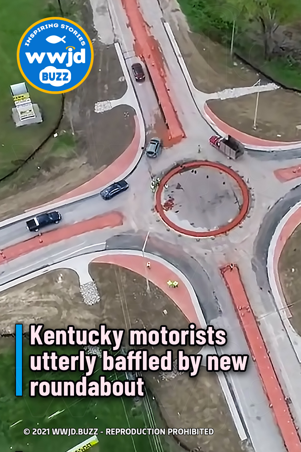 Kentucky motorists utterly baffled by new roundabout