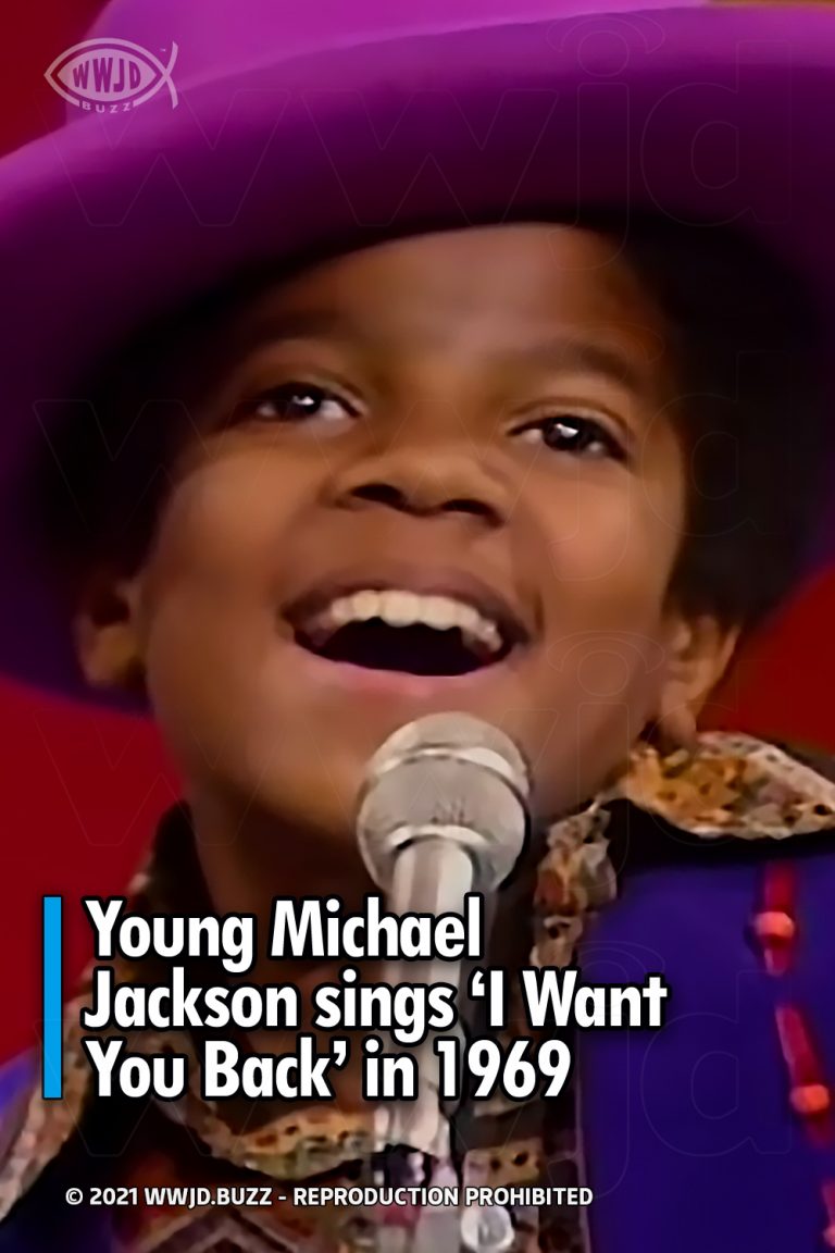PINYoung Michael Jackson sings ‘I Want You Back’ in 1969 WWJD