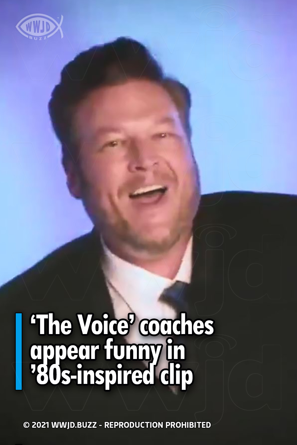 ‘The Voice’ coaches appear funny in ’80s-inspired clip