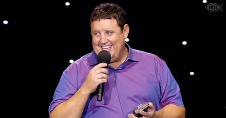 Audience is rolling in aisles during comedian&rsquo;s hysterical act