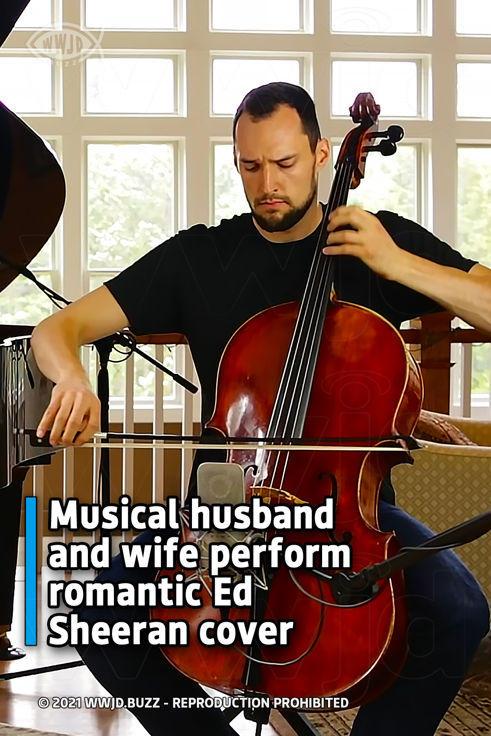 Musical husband and wife perform romantic Ed Sheeran cover
