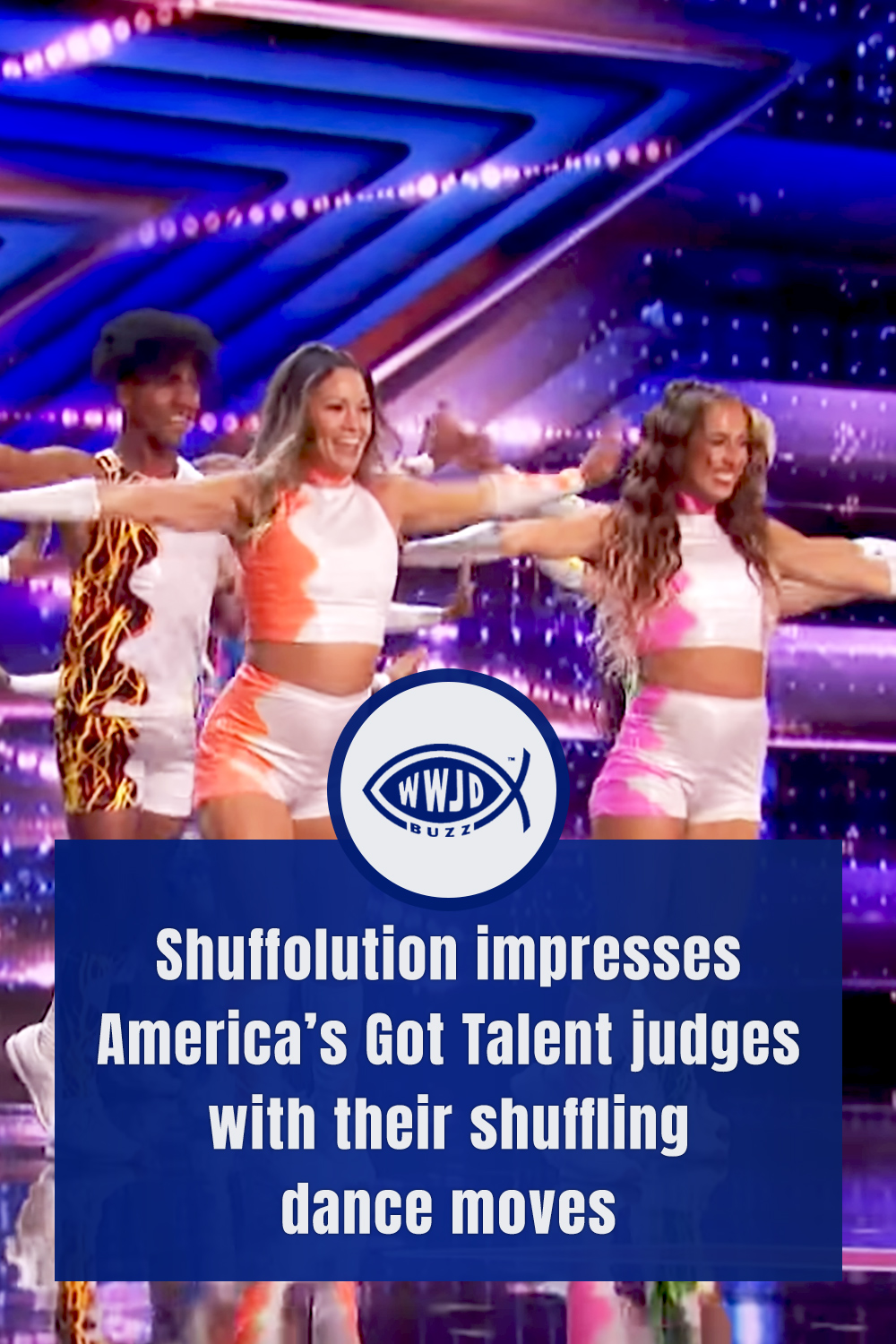Shuffolution impresses America’s Got Talent judges with their shuffling dance moves