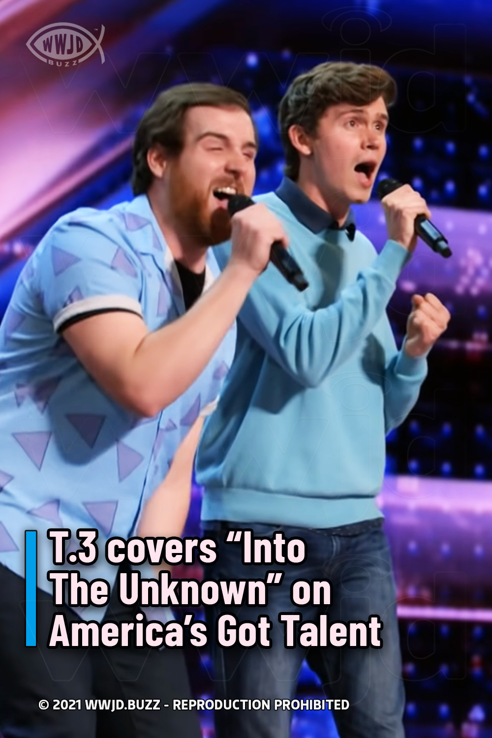 T.3 covers “Into The Unknown” on America’s Got Talent
