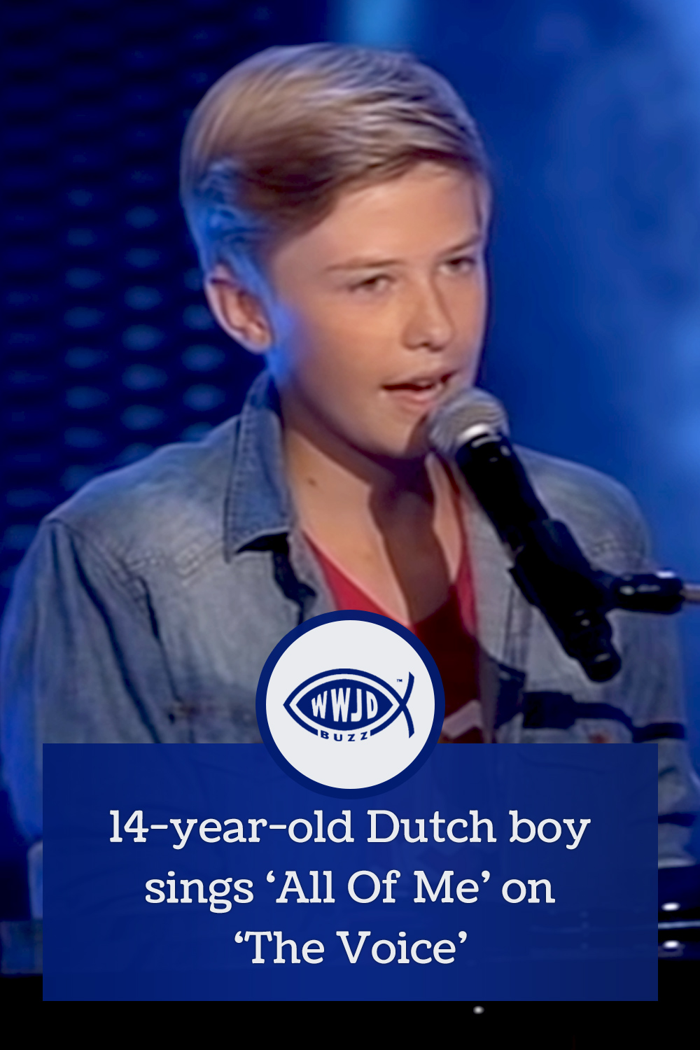 14-year-old Dutch boy sings ‘All Of Me’ on ‘The Voice’
