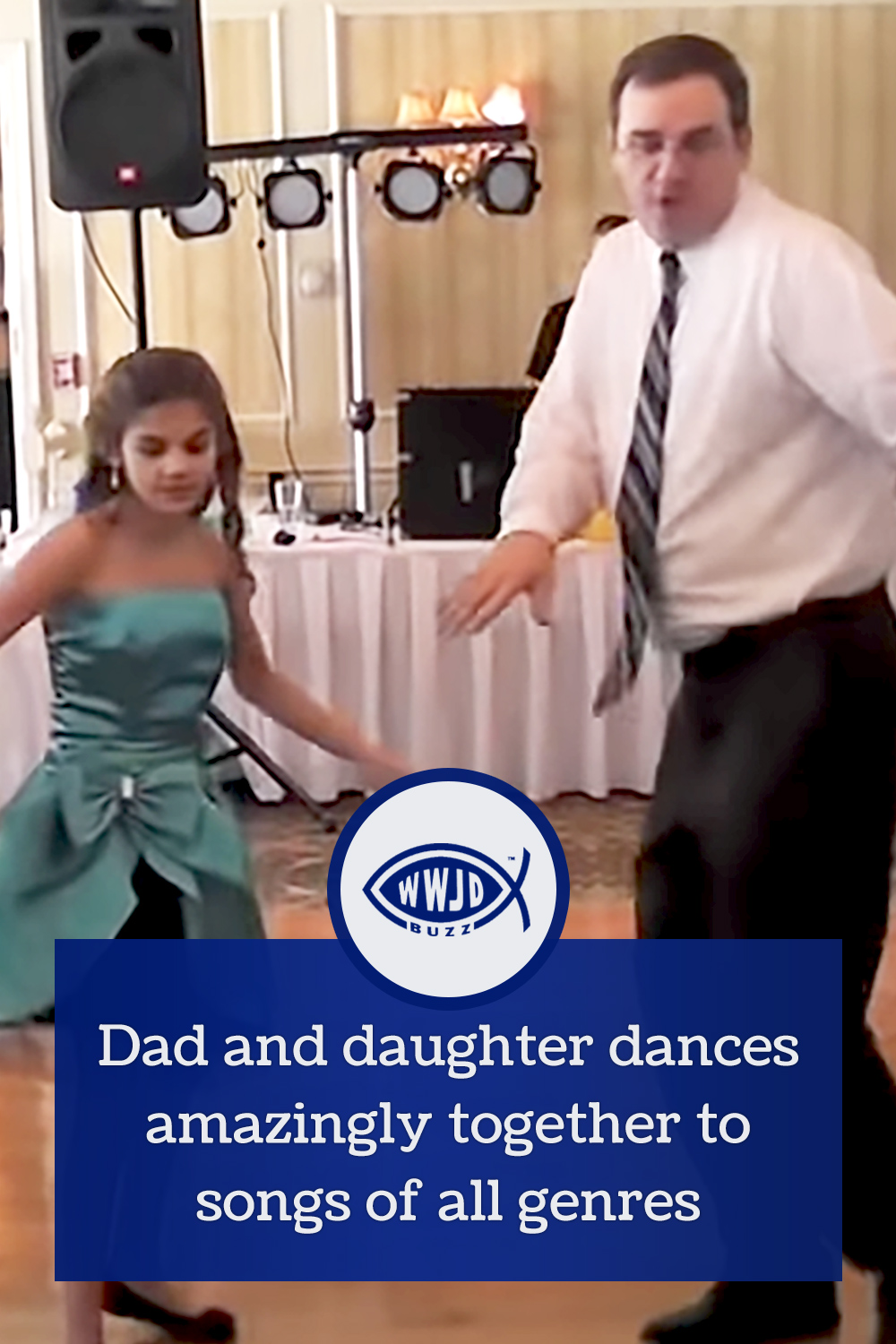 Dad and daughter dances amazingly together to songs of all genres