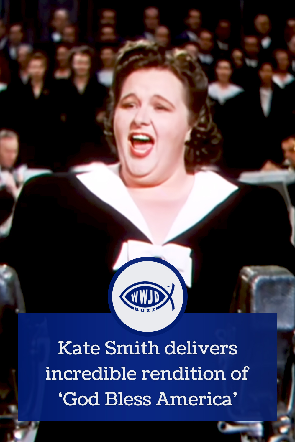 Kate Smith delivers incredible rendition of ‘God Bless America’