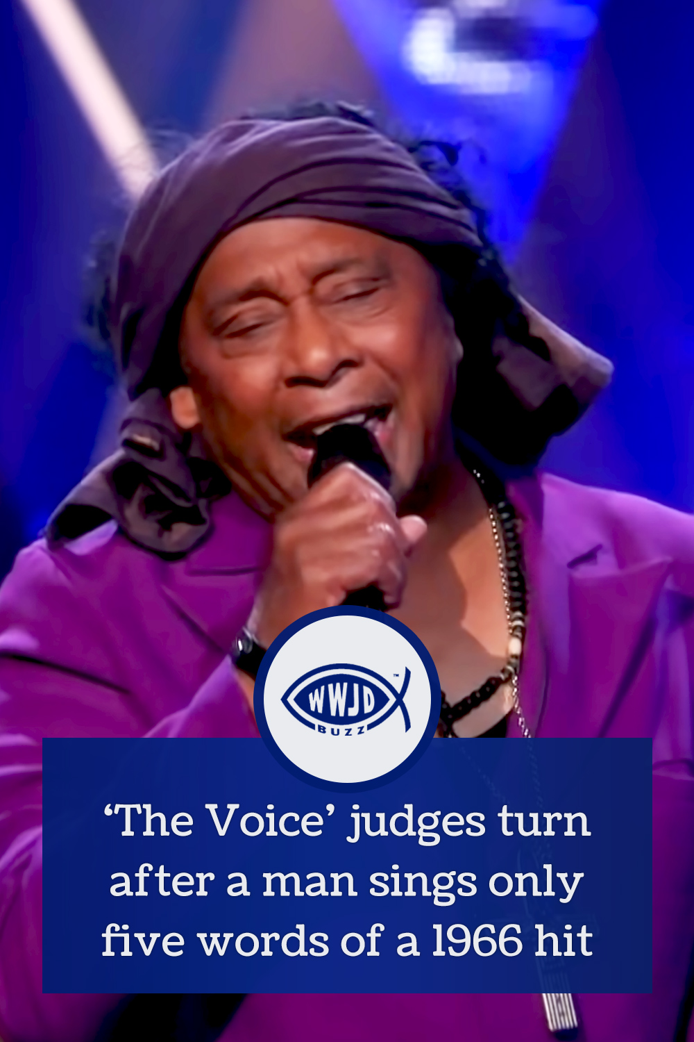 ‘The Voice’ judges turn after a man sings only five words of a 1966 hit