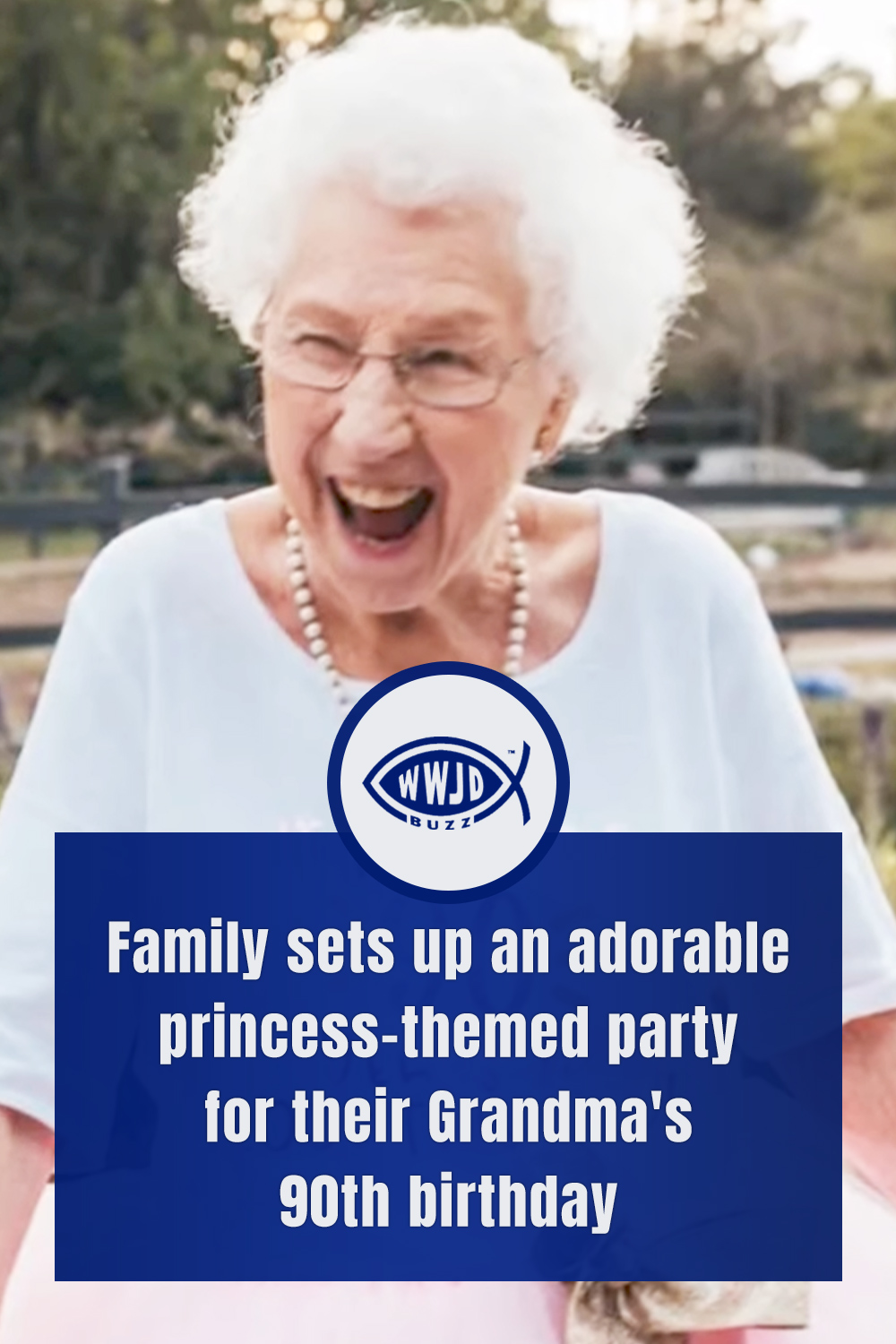 Family sets up an adorable princess-themed party for their Grandma\'s 90th birthday