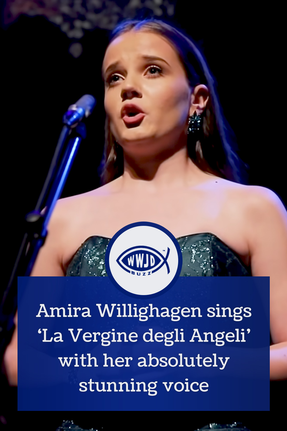 Amira Willighagen sings ‘La Vergine degli Angeli’ with her absolutely stunning voice