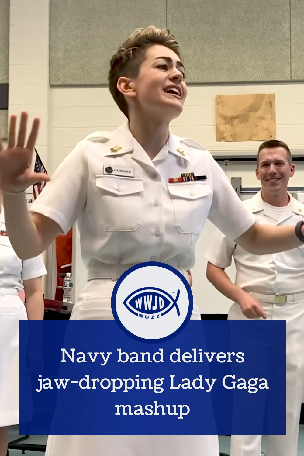 Navy band delivers jaw-dropping Lady Gaga mashup