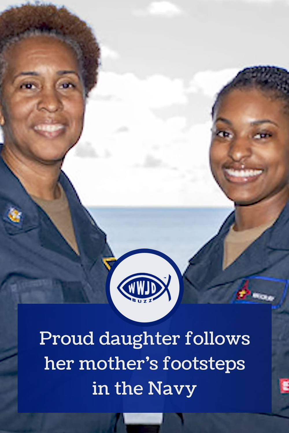 Proud daughter follows her mother’s footsteps in the Navy
