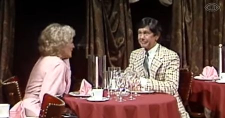 Johnny Carson and Betty White