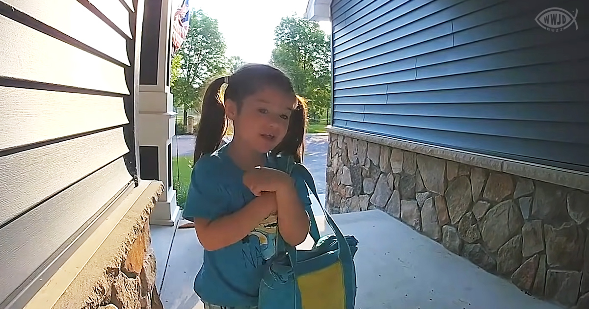 Adorable kids keep in touch with military dad through Ring Video Doorbell